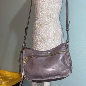 HOBO Crossbody Bag in Shimmering Taupe